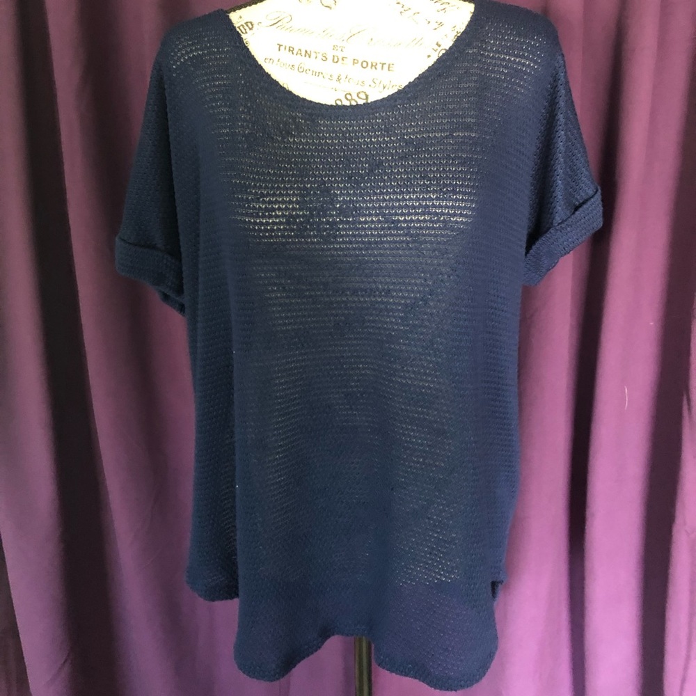 Knit sweater t-shirt
